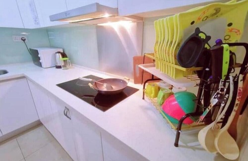 Medini Apartment | 5mins walk to Legoland- Afiniti- 8pax with Bathtub