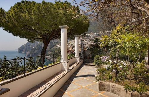 Positano City Centre House | My Rental Homes - Monsour immersed into a wide private garden terrace, sea view