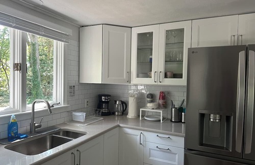 West Falmouth House | Charming 4-bedroom house with WiFi, AC in West Falmouth, 1 mi Old Silver Beach