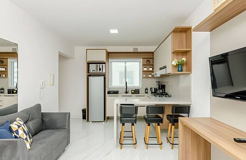 Matriz Apartment | Studio 25th Floor, Garage, Balcony and Beautiful View.