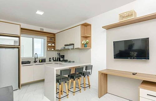 Matriz Apartment | Studio 25th Floor, Garage, Balcony and Beautiful View.
