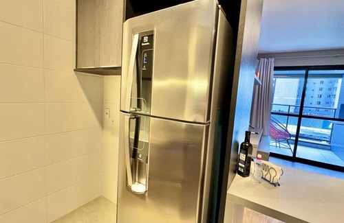 Campina do Siqueira Apartment | 1 bedroom, balcony and barbecue next to Barigui