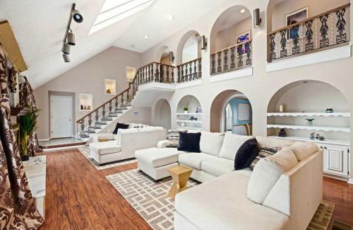 Andover House | Gated Mansion - Basketball Court Movie Theater Views