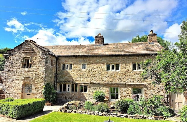 Countersett Hall, beautiful Dales historic manor house near large lake