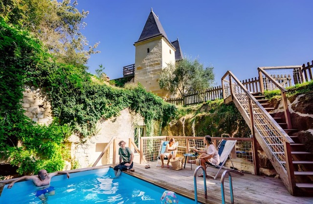 Large Unusual Holiday Home with Pool on the Banks of the Loire in Anjou