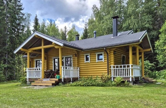 Yellow vacation home