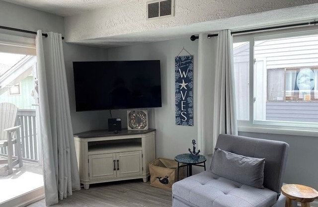Partial Ocean Views, One Row Back, Cute and Comfortable Carolina Beach Condo.