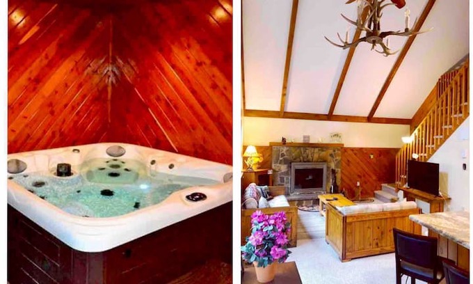 Lake Harmony Estates House | 🏡LakeHarmony-BeachPass,HotTub,Firepit, Grill+Linen