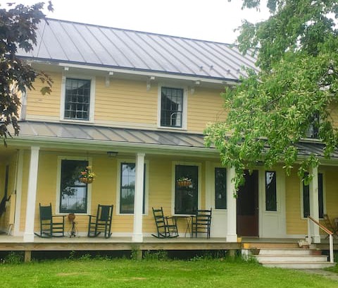 Trumansburg House | Private Room w/Bath @ Yellow House B&B