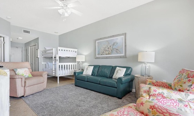 Orange Beach Condo | Pvii1402-Cozy 1BR/1BA Condo w/ Stunning Views