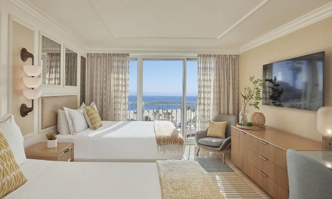 Downtown House | 4 Ocean View 2 Queen Rooms at Viceroy Santa Monica, Onsite Pool!