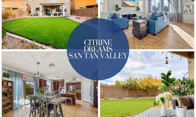 Copper Basin House | Serene 3/2.5 in San Tan Valley! Sleeps 8!