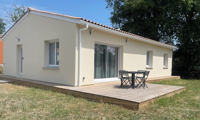 Beautiran House | House 100 m2 furnished + garden Beautiran