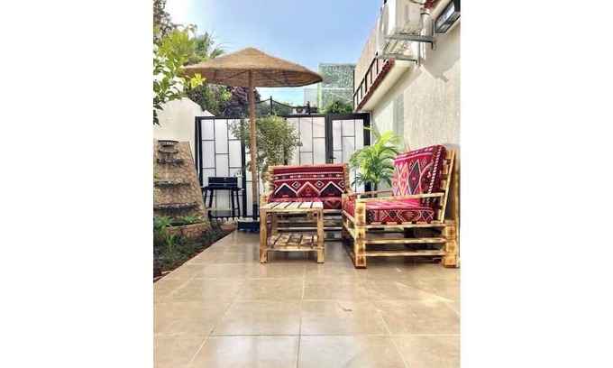 Diour Jamaa Apartment | Chic Apartment at the Carousel, Sea View & All on Foot