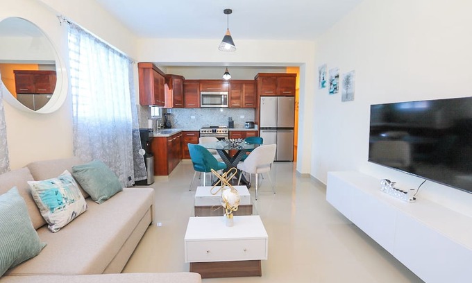 San Cristobal Apartment | Beautiful 2Bd/2bath apt W. AC, Garage & roof top