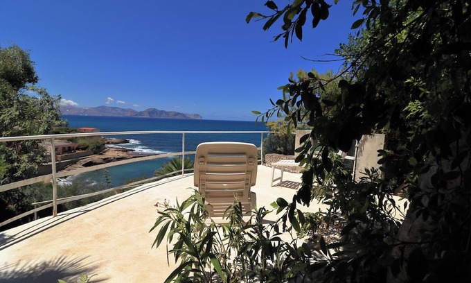 Aspra Villa | Villa Barbera - Terrace by the Sea