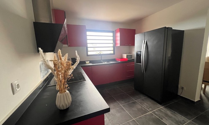Sainte-Suzanne Apartment | Two-bedroom apartment with garden, eco-farm