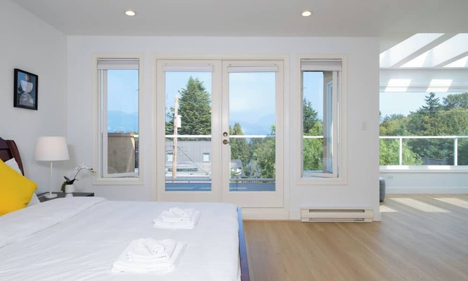 West Point Grey House | Elegant Spanish Villa near Jericho Beach with Mountain & Ocean Views