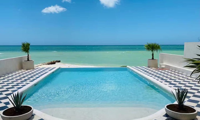 Chuburna Puerto House | Casa Ocea ~ An Oceanfront Art Retreat