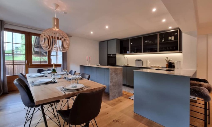 Saas-Fee Apartment | Luxurious flat with high-quality furnishings in the Chalet au Cairn