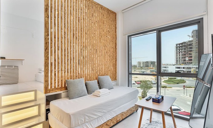 Dubai Apartment | Loft-Style Studio in MAG 555 W/Pool & Gym Access