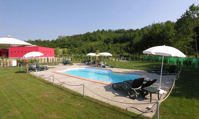 Alba House | Mobilehome with pool in Alba Village