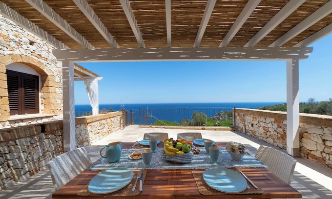 Marina di Andrano House | Casa Marsalento - Nuovissima Con Vista Mare